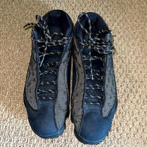 Black Air Jordan Sneakers; Size 10.5; Perfect Condition!